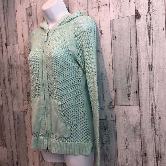 Athleta Sunscape Knit Zip Hoodie Medium - Picture 2 of 11